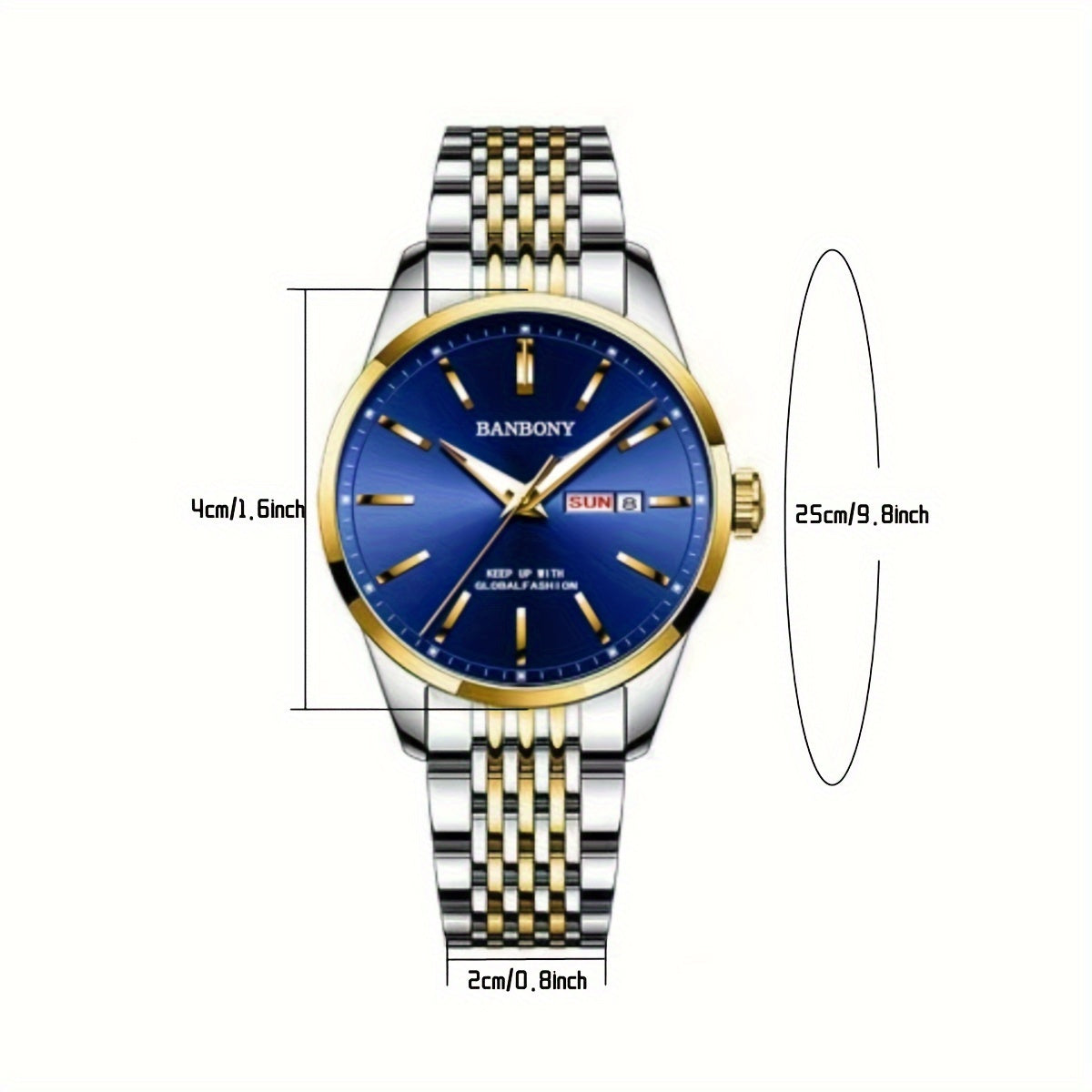 Banbony Men's Casual Quartz Watch