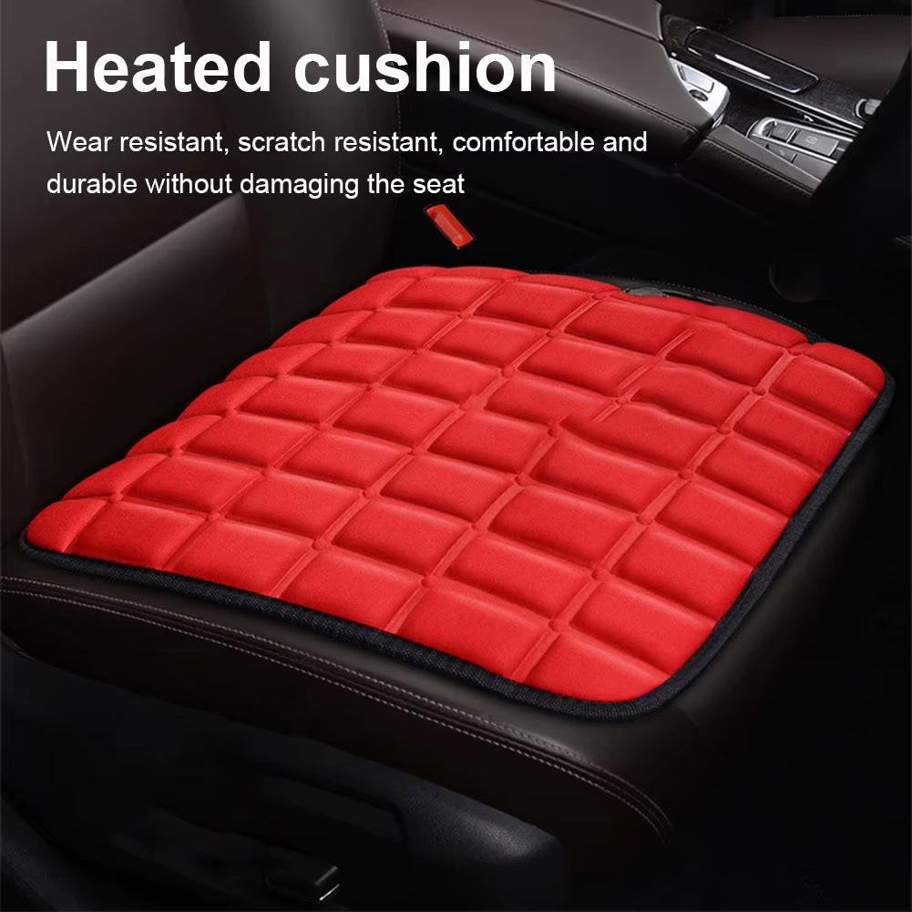 USB Heated Car Seat Cushion – Fast Heating Pad for Car, Home & Office (43×43cm)