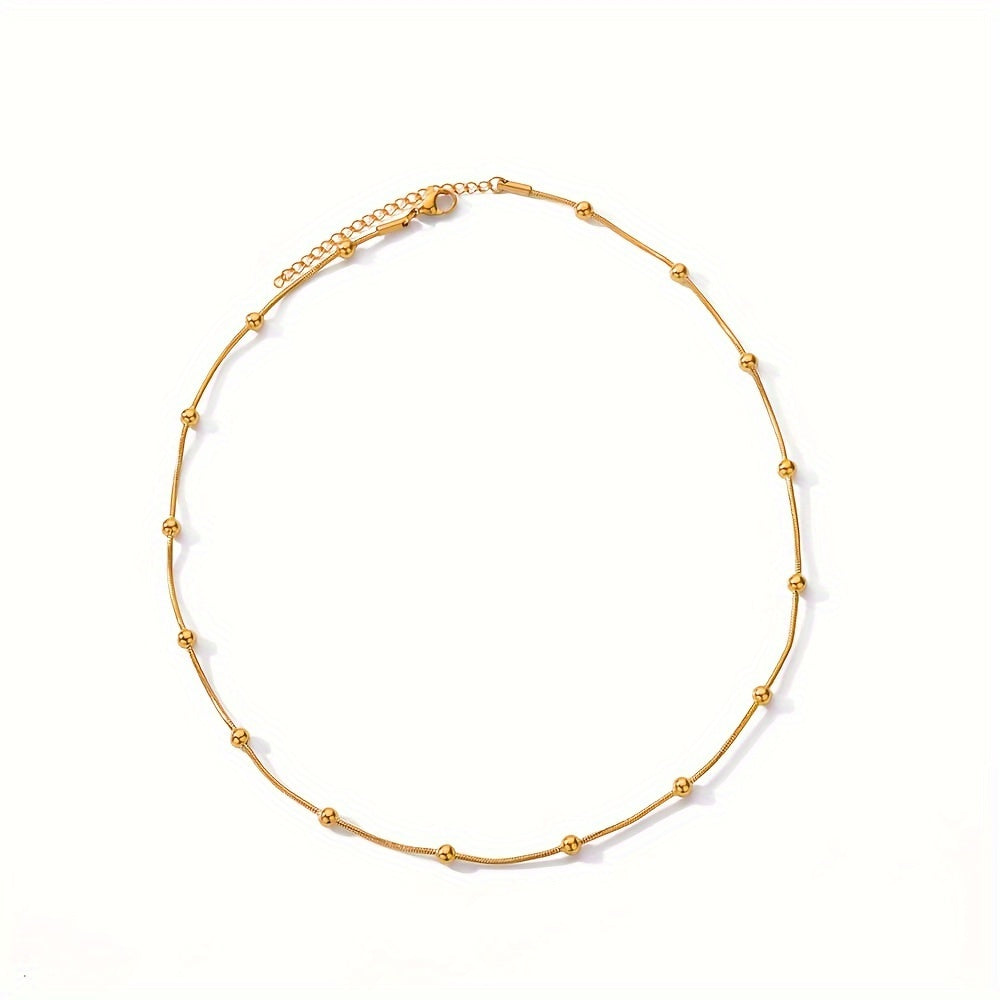 Simple and Elegant Gold  Necklace for Women