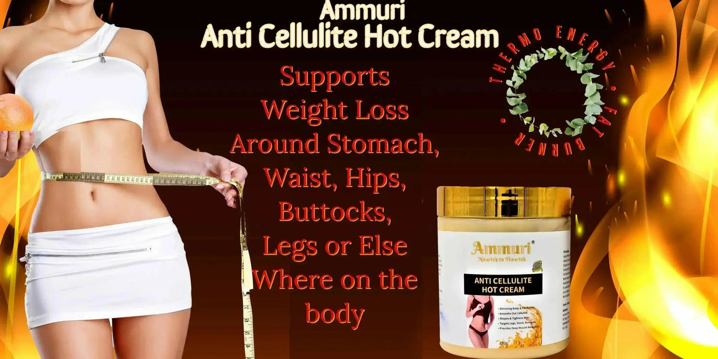 Ammuri Toning & Firming Body Cream – Targets Appearance of Cellulite & Stretch Marks (250g)