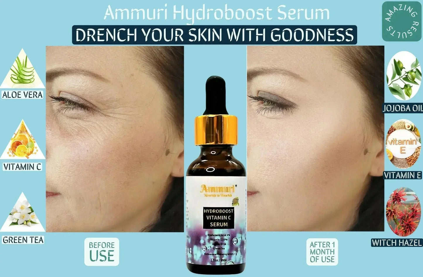 Ammuri Hydroboost Anti-Aging Serum with Vitamin C