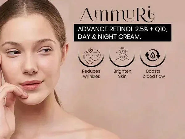 Ammuri Beauty Q10 Face Cream & Advance Retinol 2.5% Cream