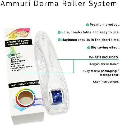 Ammuri Skincare Titanium Derma Roller 0.5mm System