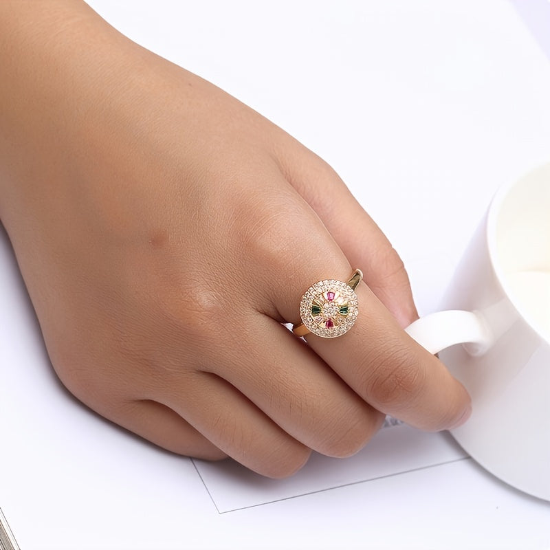 Colorful Zirconia Ring