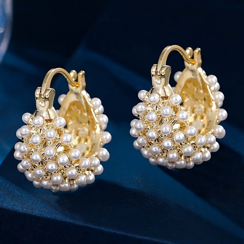 Elegant High Quality Imitation Pearl Earrings