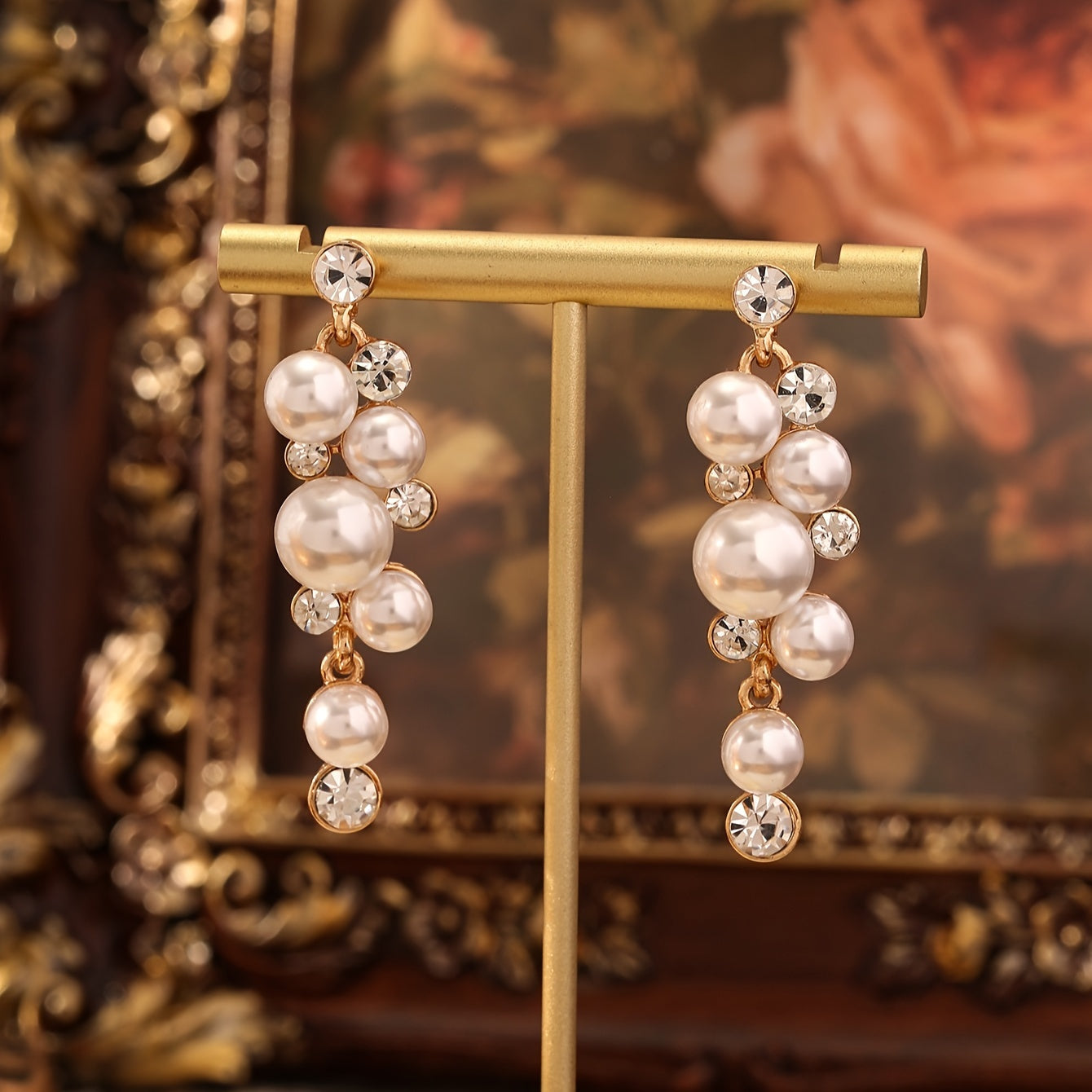 Imitation Pearl Drop Dangle Earrings