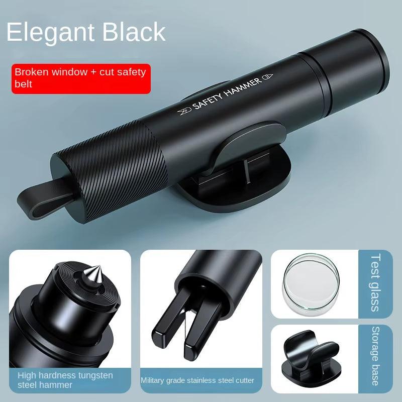 Break Free in Seconds – 2‑in‑1 Car Safety Hammer & Seatbelt Cutter