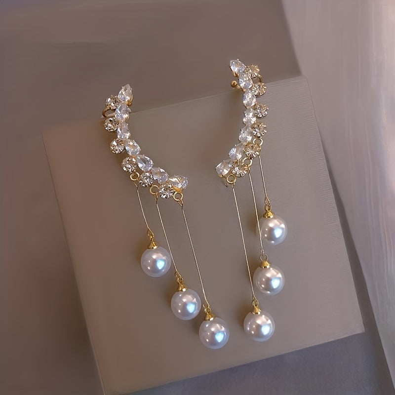 Luxury Rhinestone Drop & Dangle Earrings