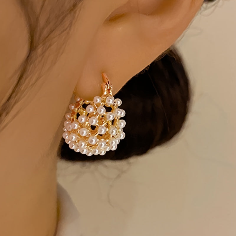 Elegant High Quality Imitation Pearl Earrings