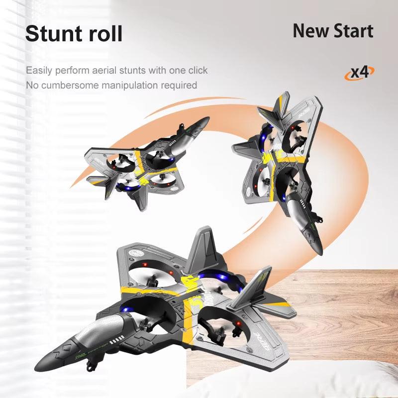 Take Flight with Confidence – V17 Foam RC Plane 2.4G Fighter Jet Glider for Beginners & Hobbyists