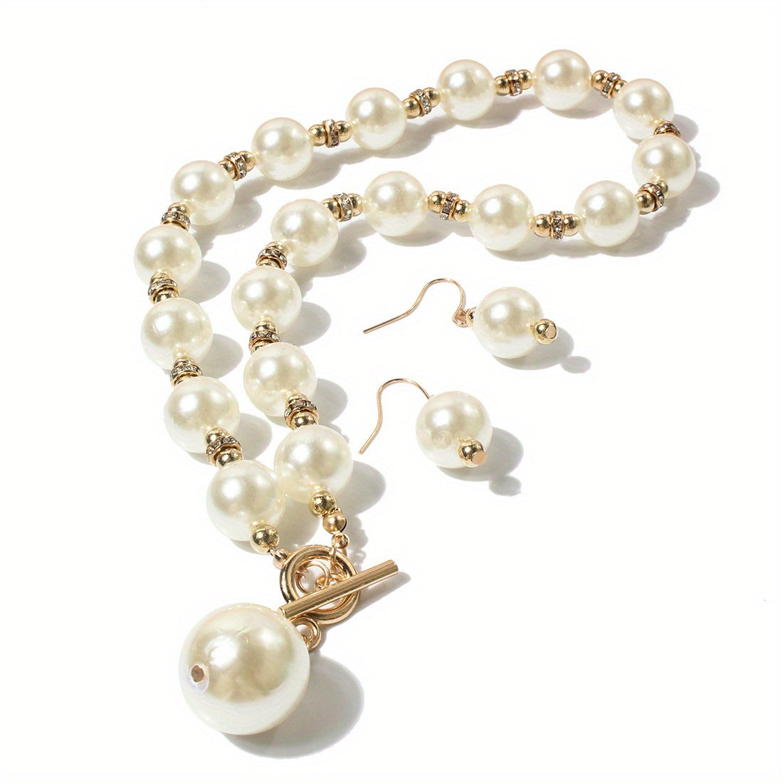 Faux Pearl Decor Necklace