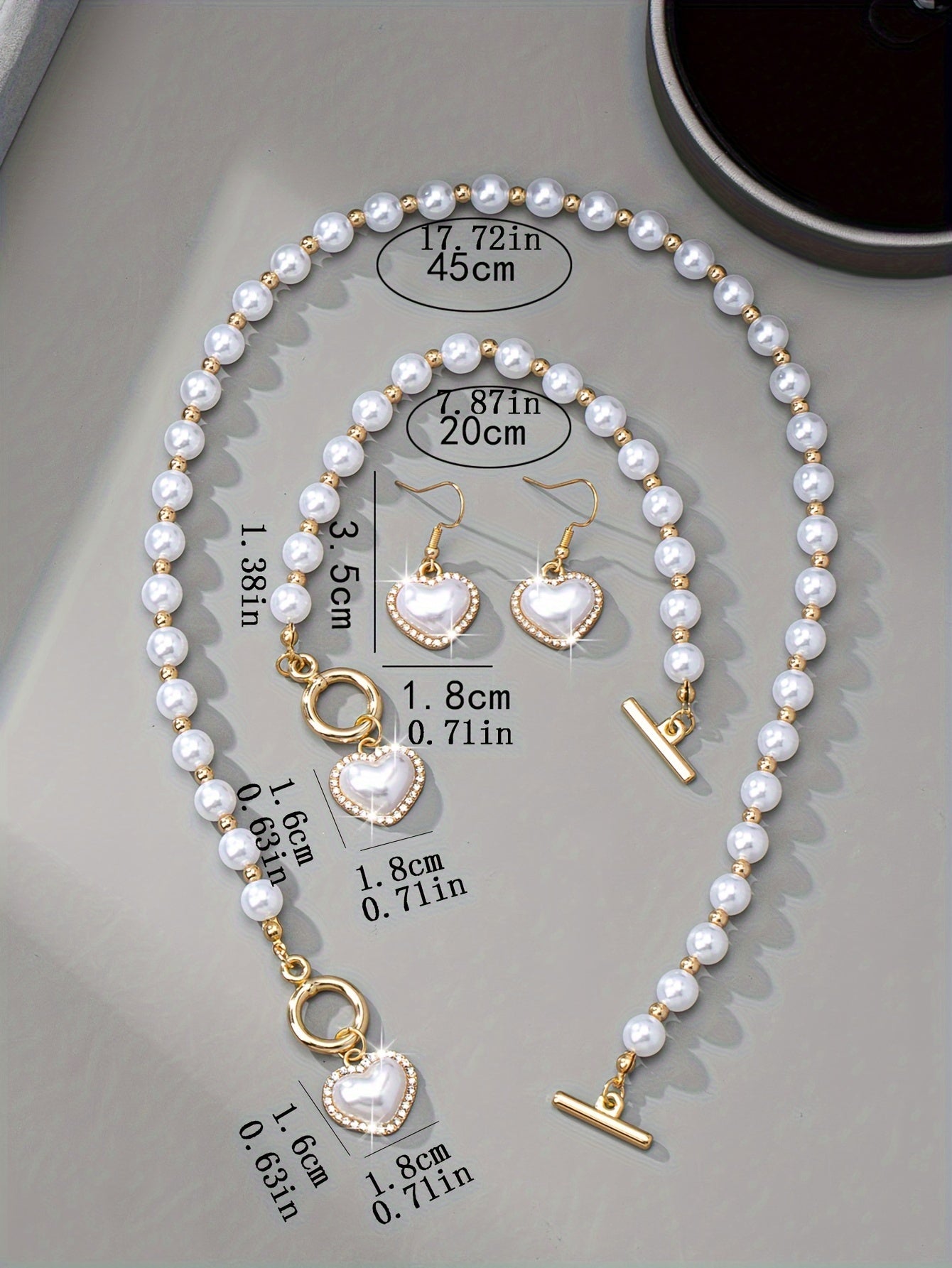 Elegant Classic Pearl Jewelry Set