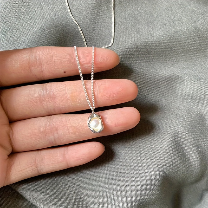 Elegant And Unique Silver Necklace