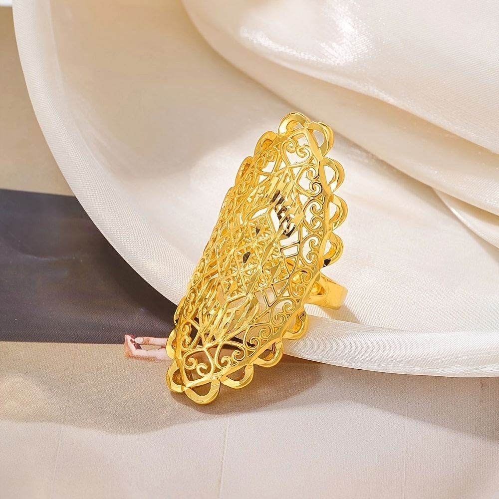 Luxury Court Style Gold Ring