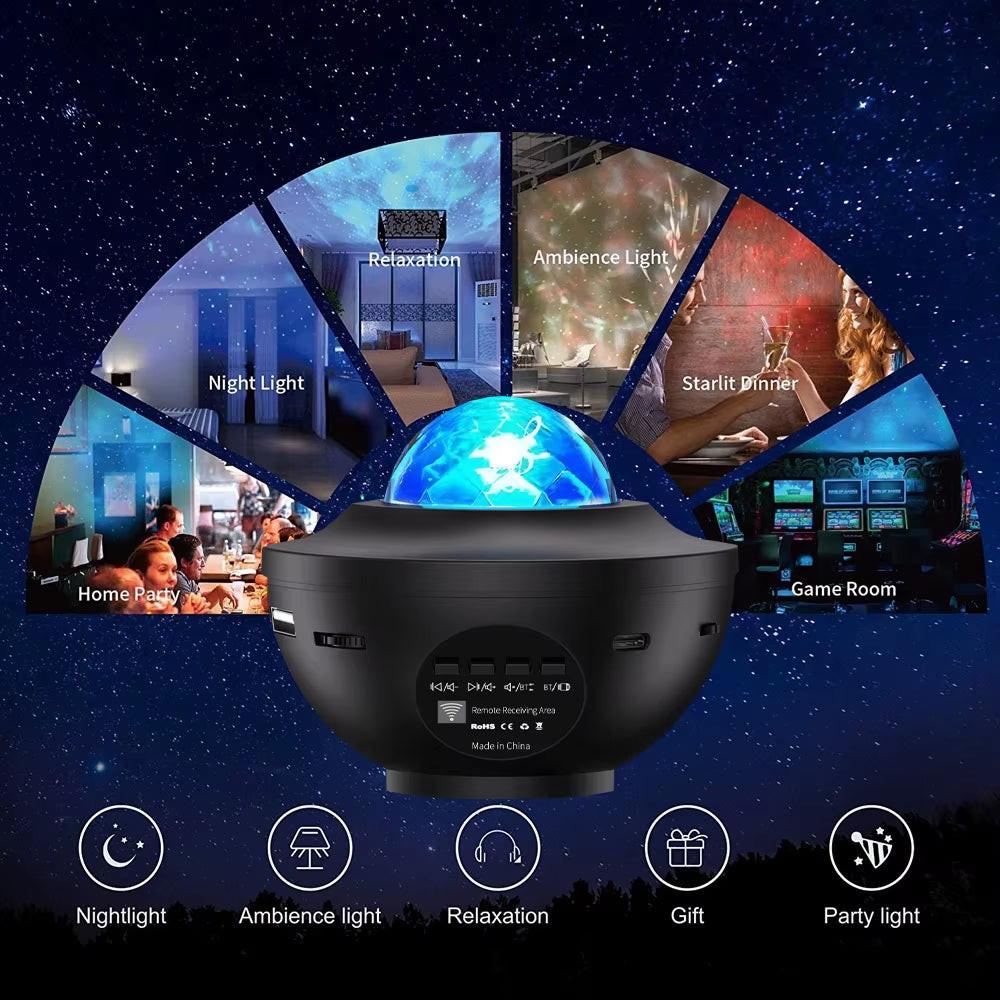 Bring the Universe Home – Galaxy Projector with Music & 21 Starry Modes