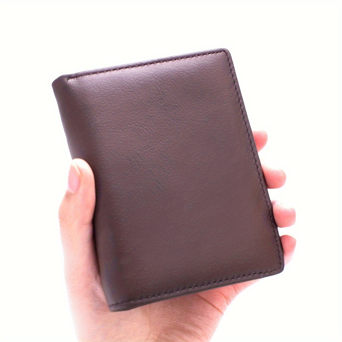 Men's Retro Thin Genuine Leather Wallet