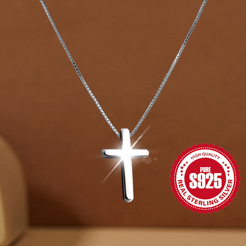 Sterling Silver Cross Pendant Necklace