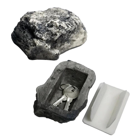 Hide in Plain Sight – Camouflage Rock Key Safe for Geocaching & Home Access
