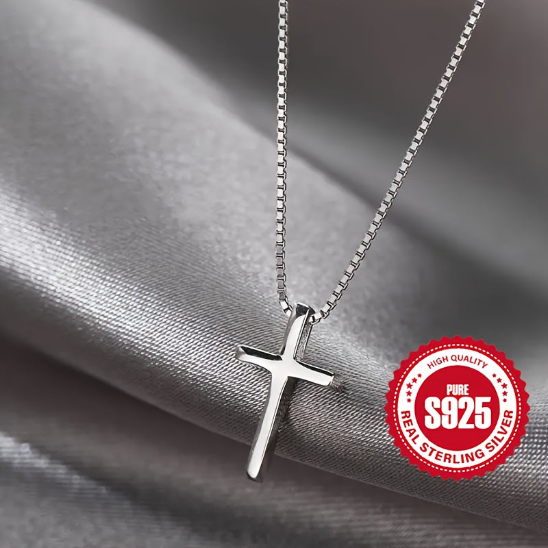 Sterling Silver Cross Pendant Necklace