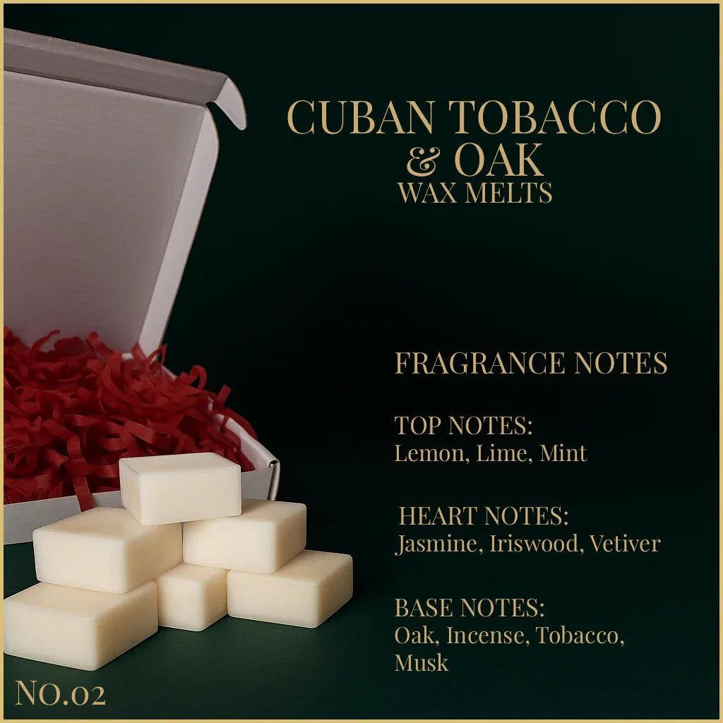 Cuban Tobacco & Oak - Wax Melts 65g