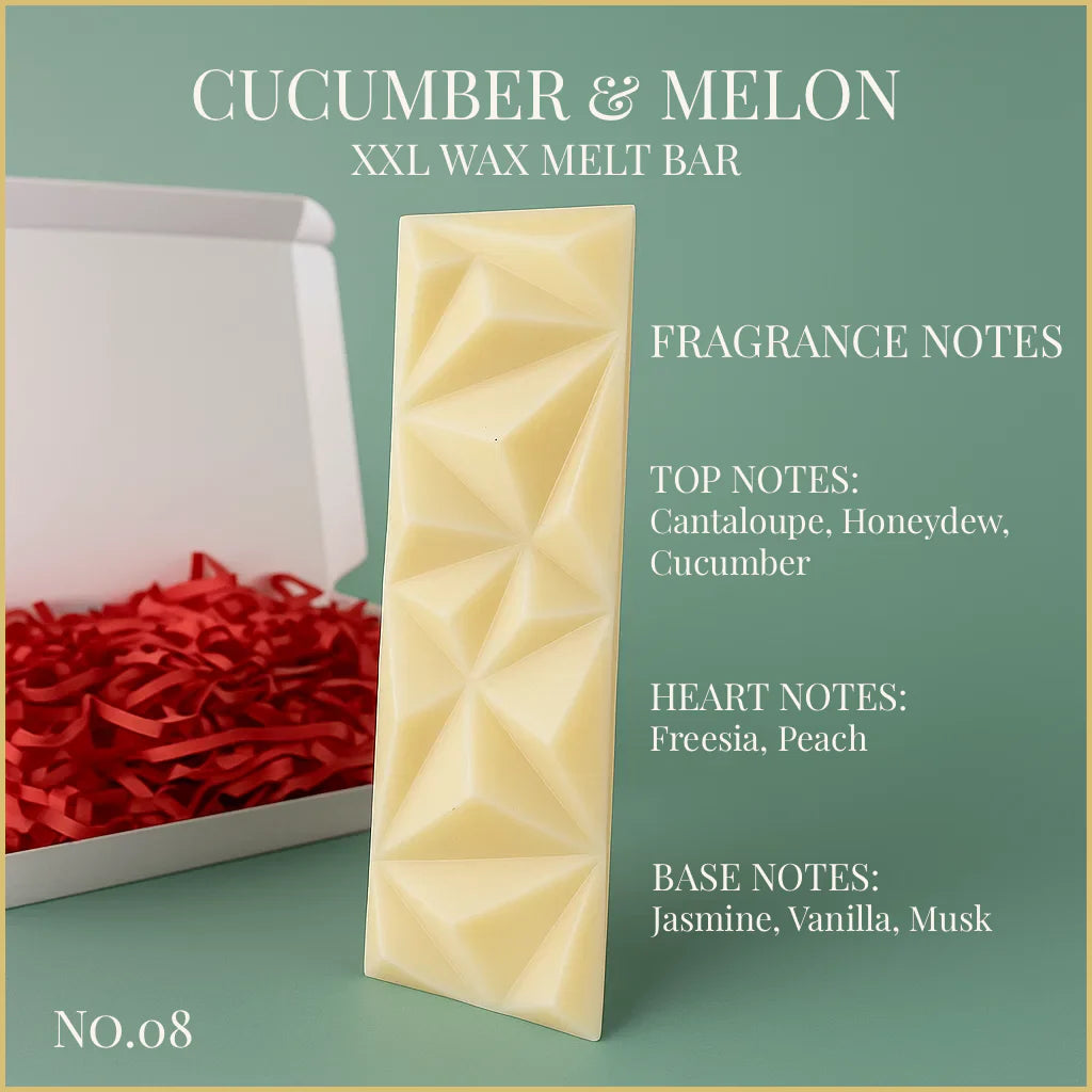 Cucumber & Melon - XXL Wax Melt Bar 100g