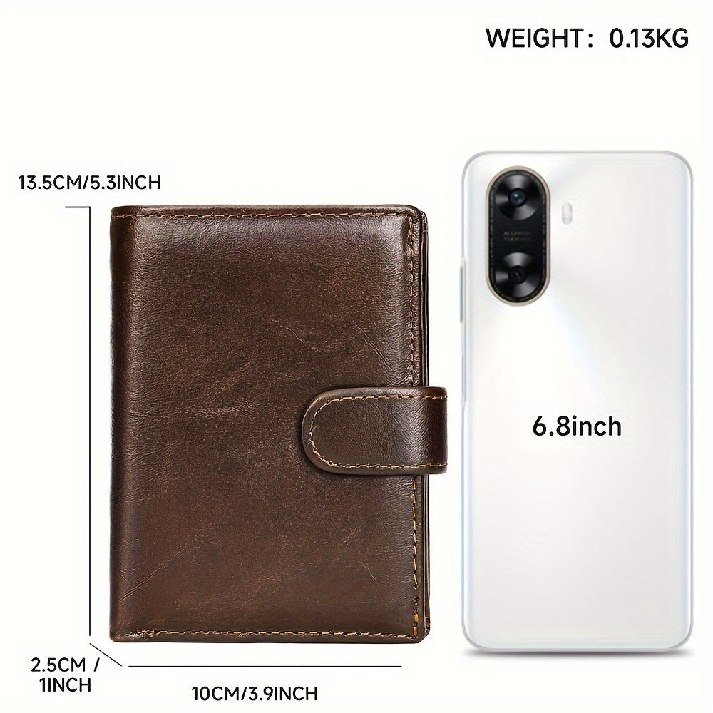 NIUCUNZH Men's Genuine Leather Wallet