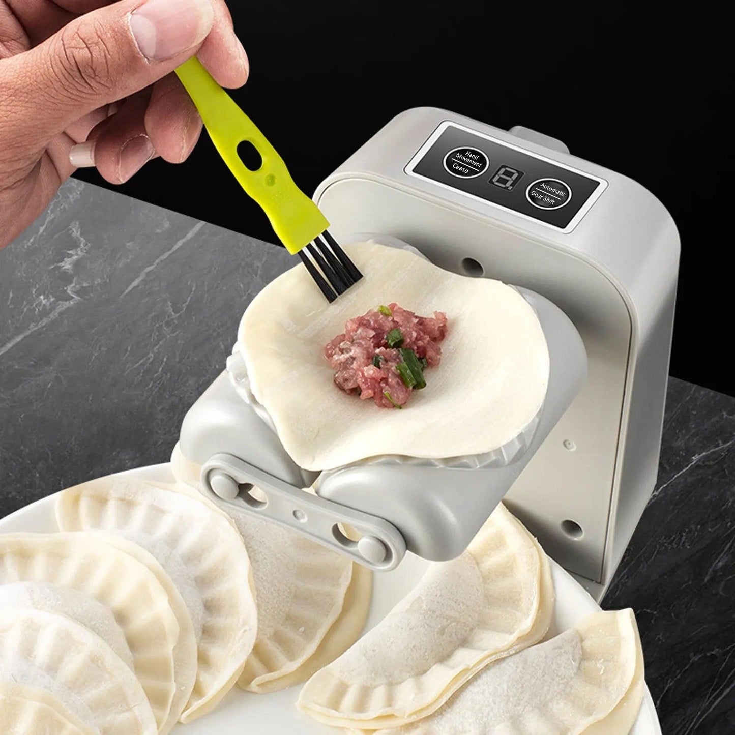 Electric Dumpling Maker – Rechargeable, Dual‑Speed, Design‑Led Efficiency