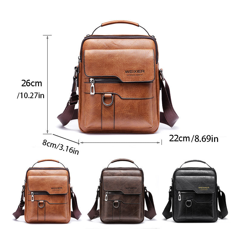 Men's Genuine Leather Crossbody Bag Shoulder Bags