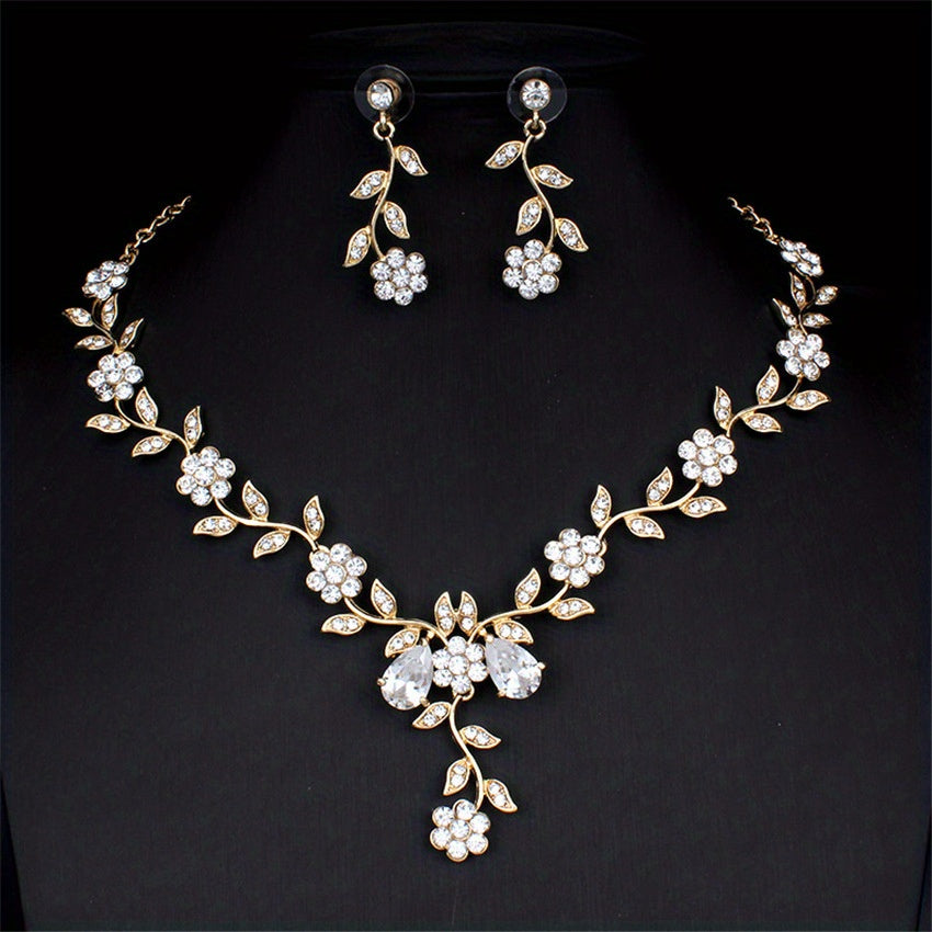 Earrings Plus Necklace Elegant Jewelry Set