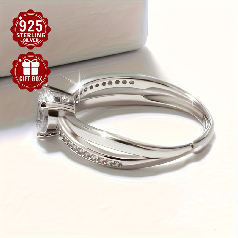 Beautiful Sterling Adjustable Ring