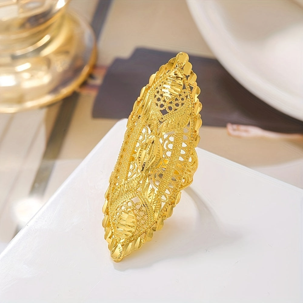 Luxury Court Style Gold Ring