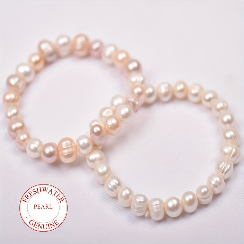 Elegant Freshwater Pearl Bracelet For Women