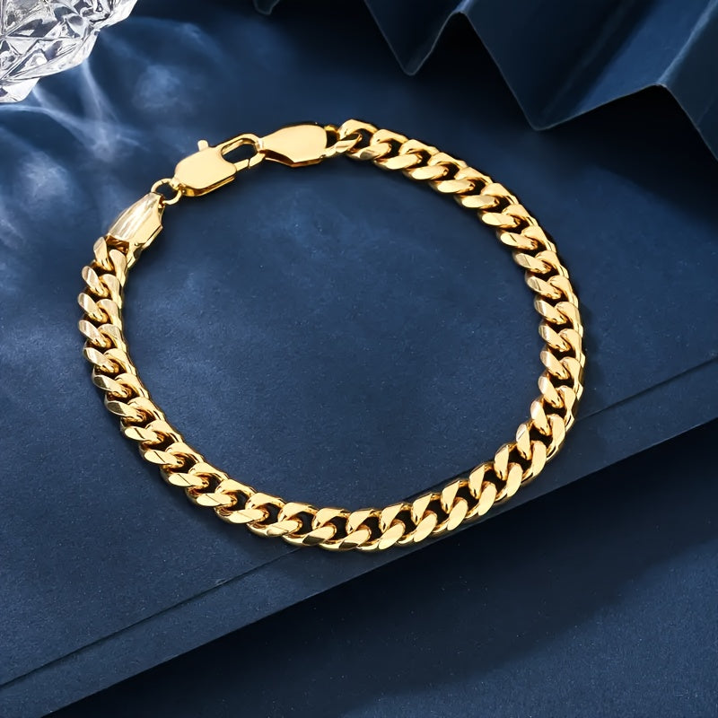 Stylish And Versatile Golden Bracelet for Men