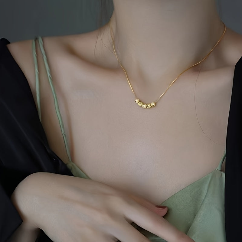 A Lesser-than-luxury gold Necklace