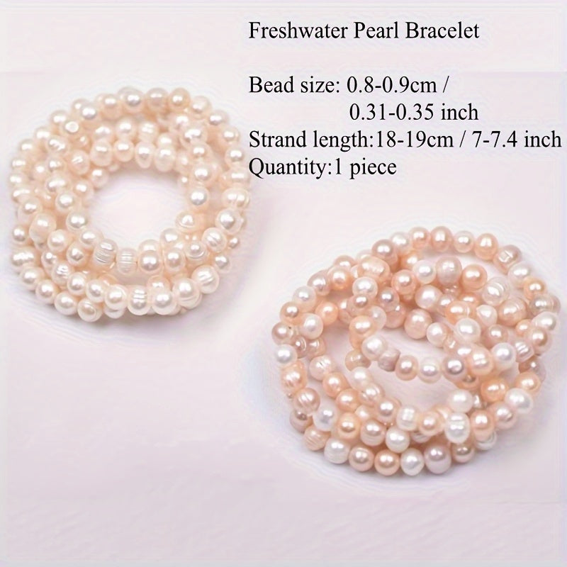 Elegant Freshwater Pearl Bracelet For Women