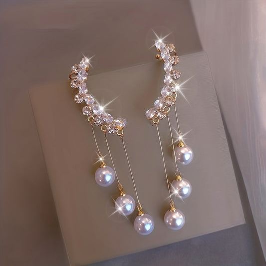 Luxury Rhinestone Drop & Dangle Earrings