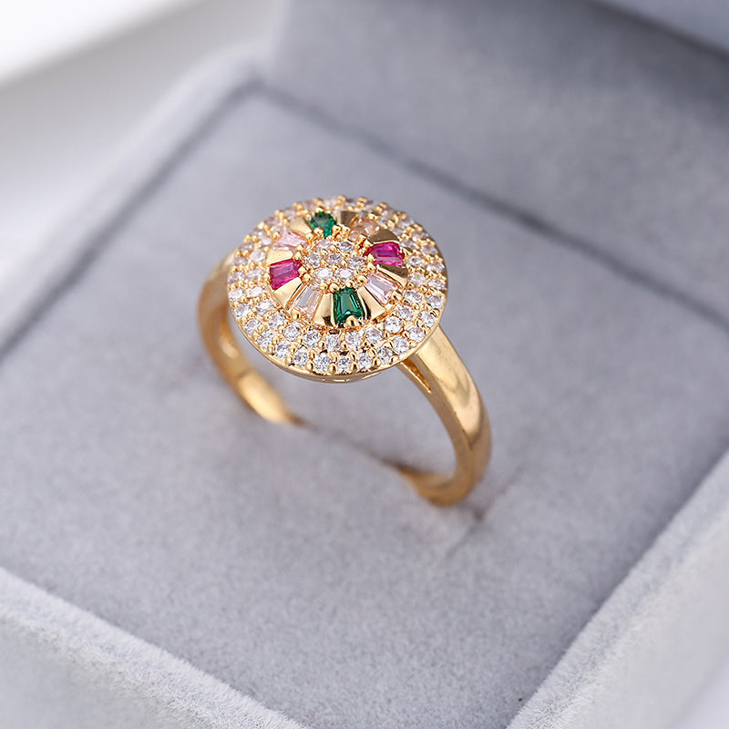 Colorful Zirconia Ring