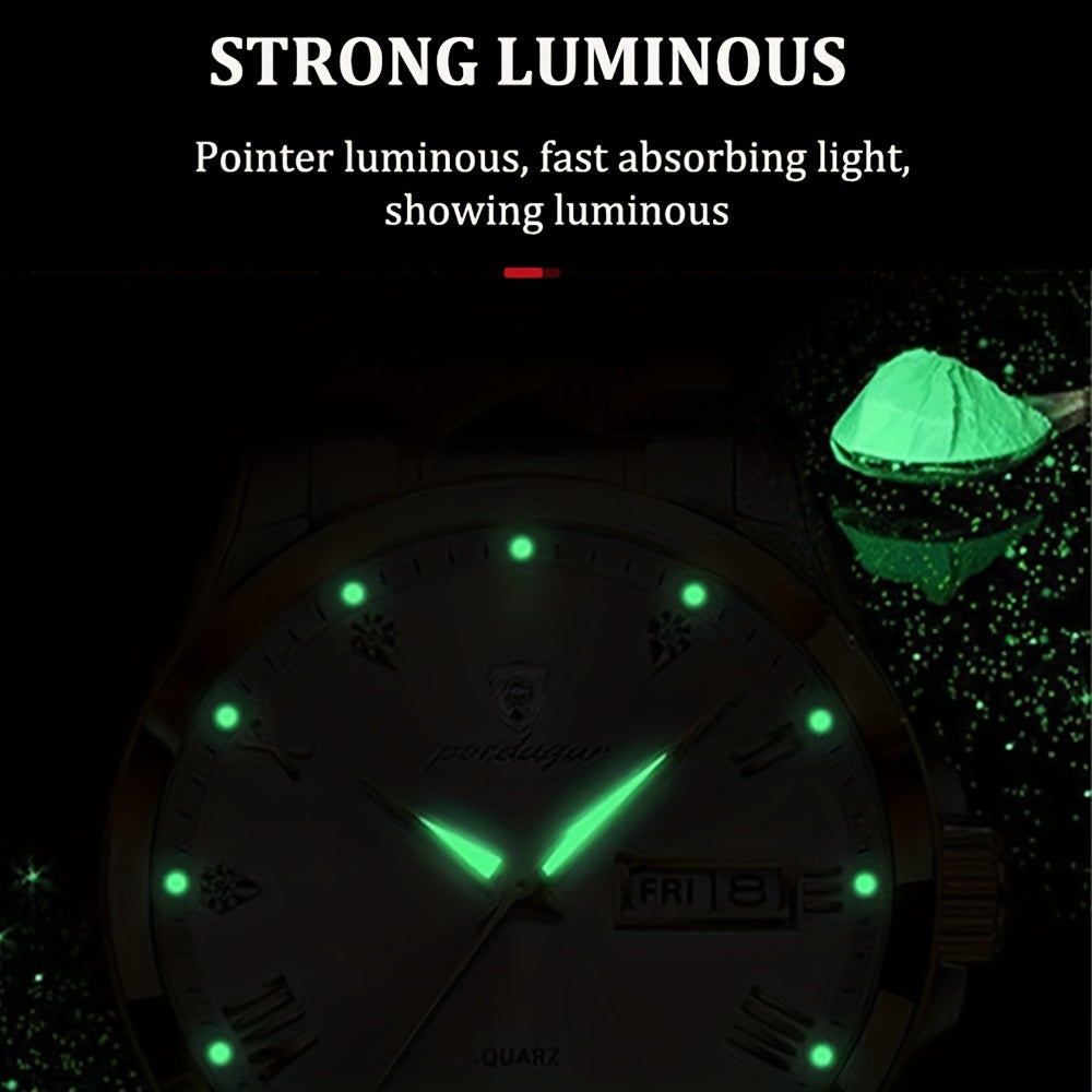 Luminous Calendar Men's Quartz Watch