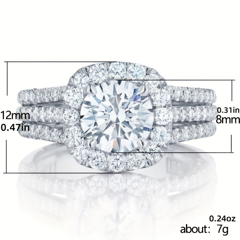 Elegant YOUHAOCC Women's Engagement Ring