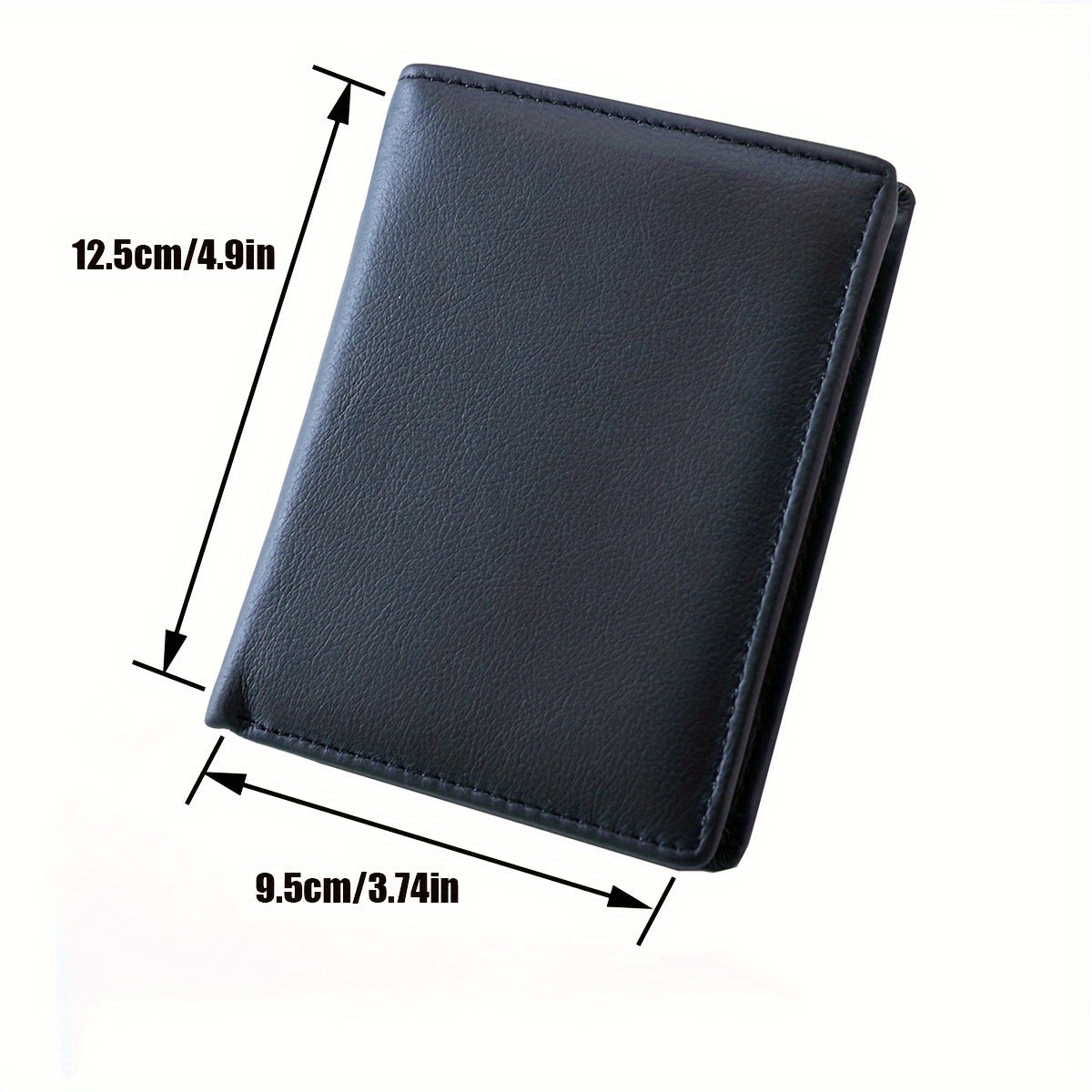 Men's Retro Thin Genuine Leather Wallet