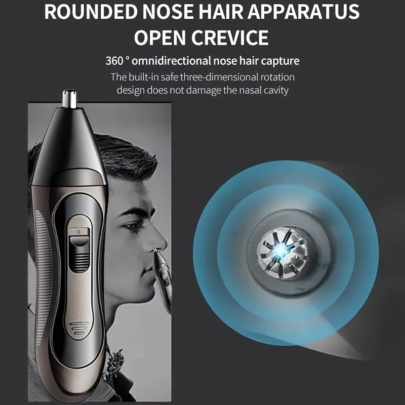 3-in-1 USB Rechargeable Electric Shaver