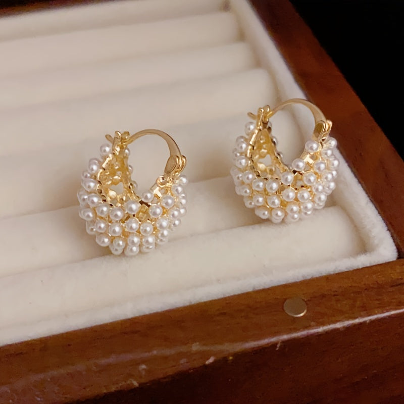 Elegant High Quality Imitation Pearl Earrings