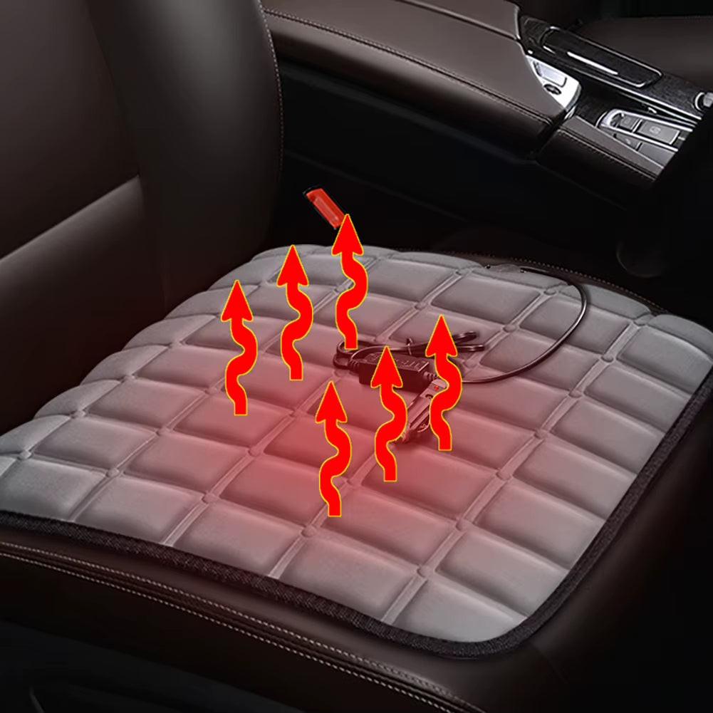 USB Heated Car Seat Cushion – Fast Heating Pad for Car, Home & Office (43×43cm)