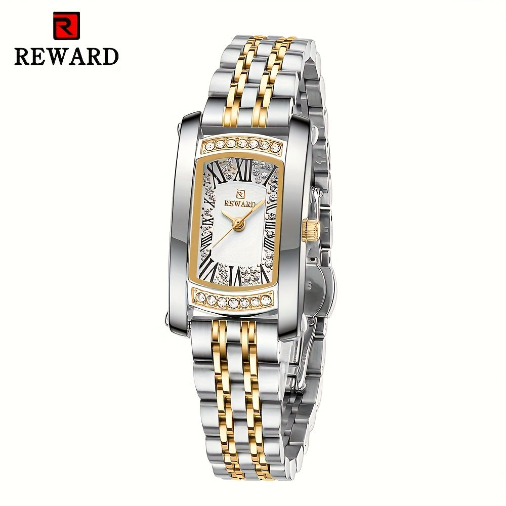 Retro Rectangle Golden Women Watches