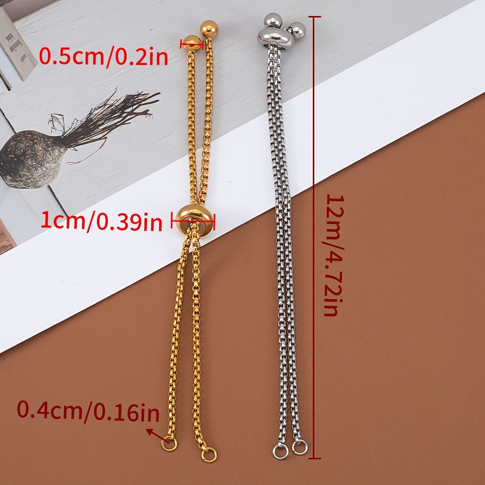 Stainless Steel Slider Bracelet Chain