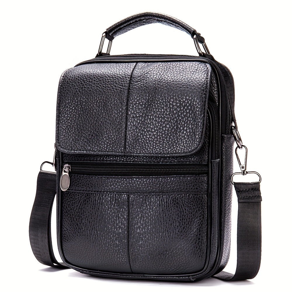 Genuine Leather Messenger Bag For Men