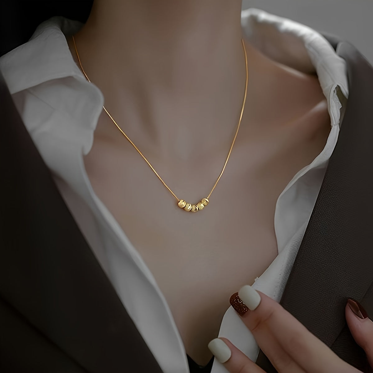 A Lesser-than-luxury gold Necklace