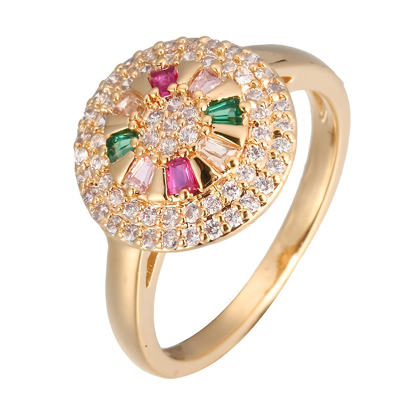 Colorful Zirconia Ring