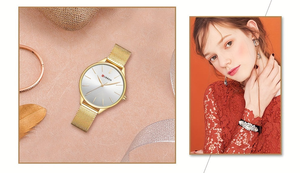 The CURREN Ladies' gold Watch