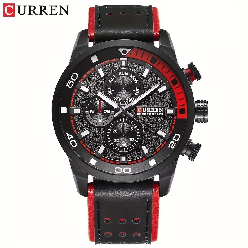 CURREN Men's Sport Leather Watch